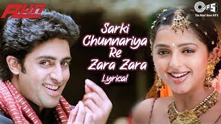 Sarki Chunnariya Re Zara   Lyrical  Run  Abhishek Bachchan  Bhumika  Alka Yagnik  Udit Narayan  love