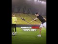 Mr. beast called Ronaldo the GOAT by seeing his insane skills | #ronaldo #soccer #edit #shorts