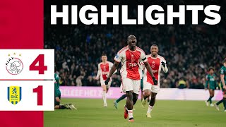 Three points at home ⚪🔴⚪️ | Highlights Ajax - RKC | Eredivisie