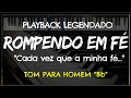 🎤 Rompendo em Fé (PLAYBACK LEGENDADO no Piano – TOM MASCULINO “Bb”) by Niel Nascimento