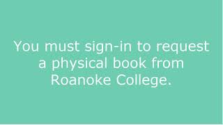 Finding Books in OneSearch