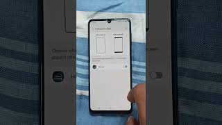 How to turn on full screen mode supported Apps | one ui #shorts