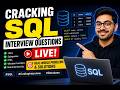 💻 CRACKING SQL INTERVIEW QUESTIONS LIVE! | Real-World Problems & Solutions #SQL #CodingInterview