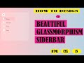 BEAUTIFUL GLASSMORPHISM SIDEBAR