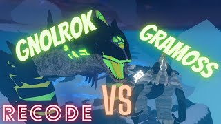 GRAMOSS VS GNOLROK (Creatures of Sonaria Recode)