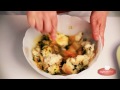 töltött csirkecomb videó recept stuffed chicken thighs