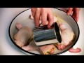 töltött csirkecomb videó recept stuffed chicken thighs