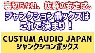 何のためにジャンクションボックスはあるのか？それは。。CUSTUM AUDIO JAPAN JCB！