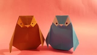 펭귄 색종이 접기 - Origami Confetti Penguin