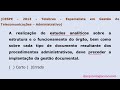 Aula 01 + exercícios Diagnóstico da situação arquivística para o CESPE