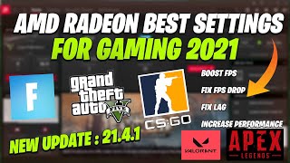 AMD Radeon Software New update 21.4.1 (2021 FOR Best Setting Gaming)