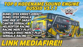 TOP 8 KODENAME SOUND ENGINE BUSSID V3.7.1 | Bus Simulator Indonesia