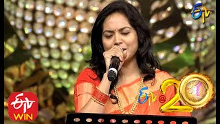 Sunitha Performs - Bharatha Vedamuga Song in ETV @ 20 Years Celebrations - 16th August 2015