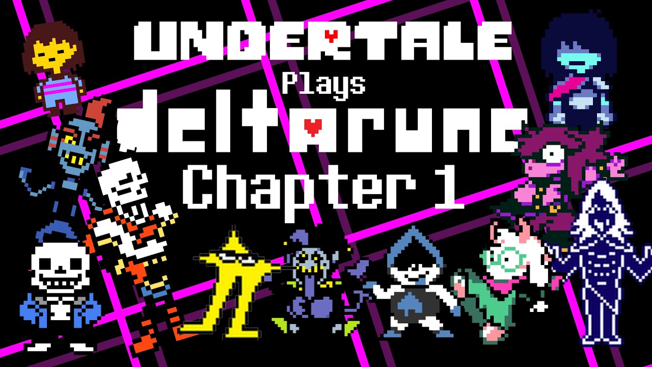 Undertale Plays Deltarune Full Chapter 1 Playthrough Youtube