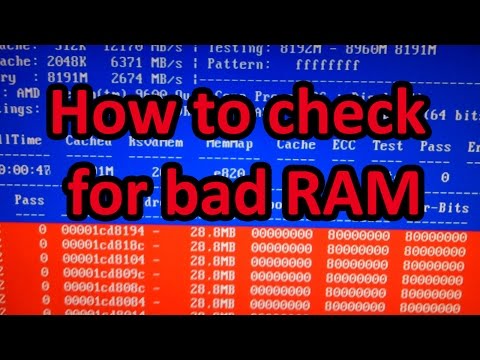 Is Your Computer Crashing?  You May Have Bad RAM.  How To Test for Faulty Memory.