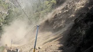 Landslides at Ramban block national highway