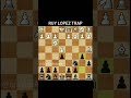 Ruy Lopez | Trap Morphy Defence | CheckMate | #chess