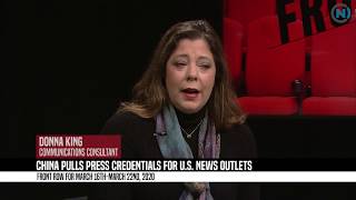 Front Row March 20th: China Pulls Press Credentials