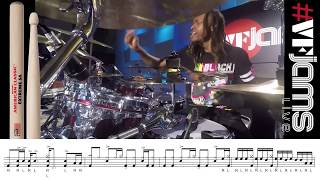 Devon Taylor vfJAMS LIVE TRANSCRIPTION - Drums Only Audio!