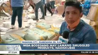 Mga bodegang may lamang smuggled products, nadiskubre