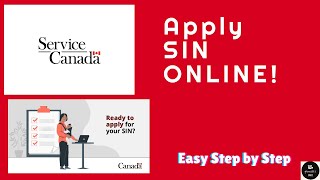 How to apply for SIN or Social Insurance Number in Canada ONLINE| Easy Steps| Oct 2021