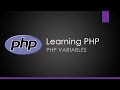 Learning PHP - Variables