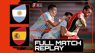 From 0-19 to 21-19! | Argentina vs Spain | HSBC France Sevens Rugby