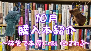 購入本紹介【2024年10月】～旅先で本屋に吸い込まれる～