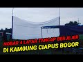 Nobar 4layar tancap berjejer di kampung Ciapus kecamatan Tenjo kabupaten Bogor