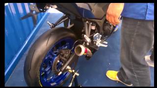 Yamaha YZF R3 เสียงท่อ Akrapovic Slip-on