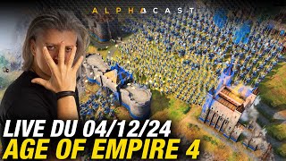 VOD ► AGE DES EMPIRES IV : DU 4V4 ET UN FFA ALL RANDOM ! - Live du 04/12/2024