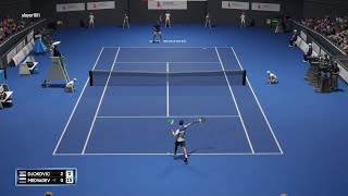 Novak Djokovic vs Daniil Medvédev ATP Brisbane /AO.Tennis 2 |Online 23 [1080x60 fps] Gameplay PC