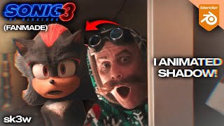 I Animated Shadow in Scenes From The Sonic 3 Official Trailer 2!