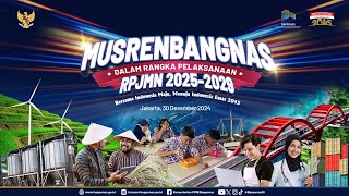 Musrenbangnas Dalam Rangka Pelaksanaan RPJMN 2025-2029