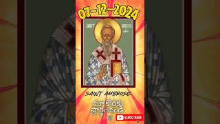 Feast of the Saint 07-12-2024 st Ambrose