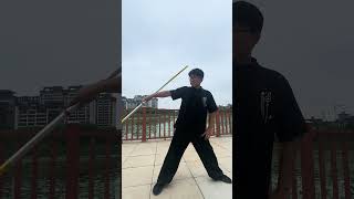 飞龙出云教学！金箍棒棍花教学 #tutorial #kungfu #wushu #martialarts