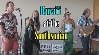 Liko Martin, Laulani Teale, with Kaiulani Mahuka Play the Smithsonian.