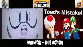 SML Short: Toad's Mistake! Animated + Live Action