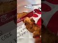 her chick fil a chicken tender was alive 😱