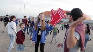 Vidéo : les volontaires du Mondial-2018 en Russie