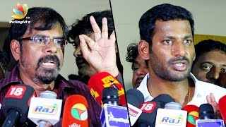 We promise lower ticket prices on online booking : Vishal Speech | RK Selvamani, Producer Council