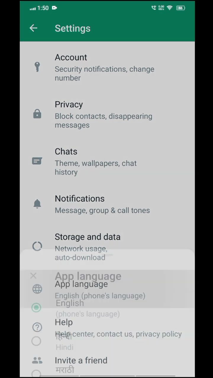 Change WhatsApp language kaise kare WhatsApp language settings #shorts