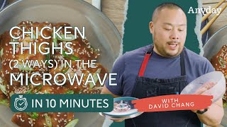 Celebrity Chef David Chang Cooks Chicken in the MICROWAVE!