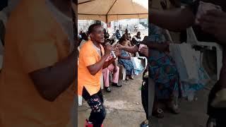 bn Paul muzik performing         omuliro gwa love song on birthday party