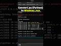 How to Convert Python Script to EXE Using PyInstaller (Step-by-Step Tutorial)