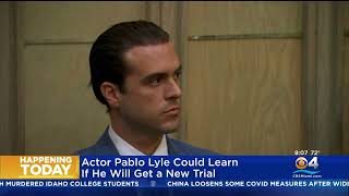 Pablo Lyle Back in Court Today