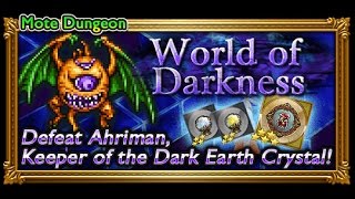 FFRK FFIII [Mote Dungeon] Ahriman Cid Mission Fight