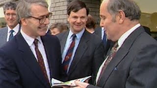 John Major Visit to Swindon Cable 1993