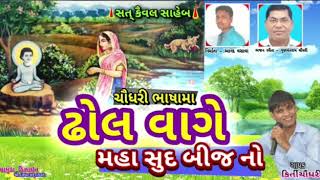 || ઢોલ વાગે મહા સુદ બીજ નો  || ગાયક - કિર્તીચૌધરી ||