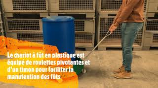 Nos accessoires en plastique de manutention de fûts